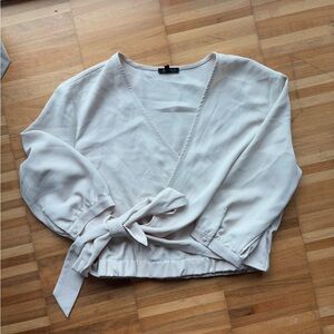 V-neck Wrap Blouse